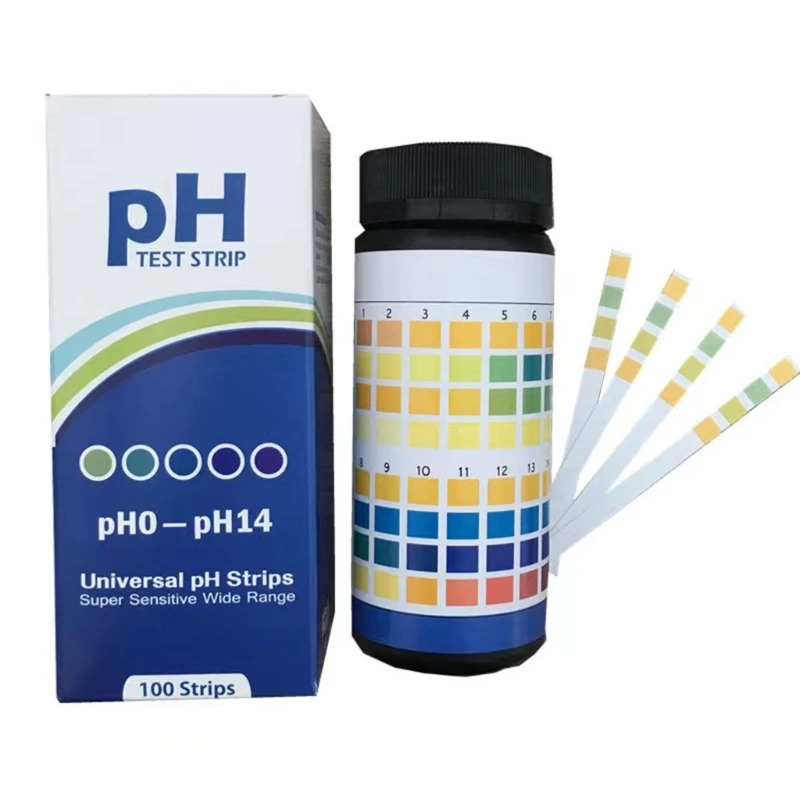 100 шт. тестовые полоски для воды в бассейне ванны пресная/соленая вода
