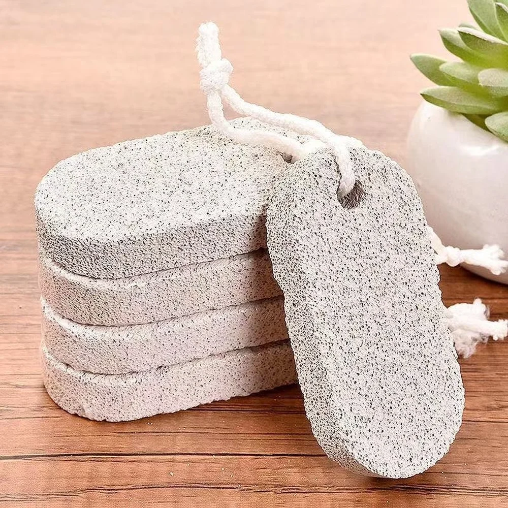 

Pumice Stone Exfoliating Foot Rub Feet Comfortable Itchy Skin Gentle Pedicure Tool