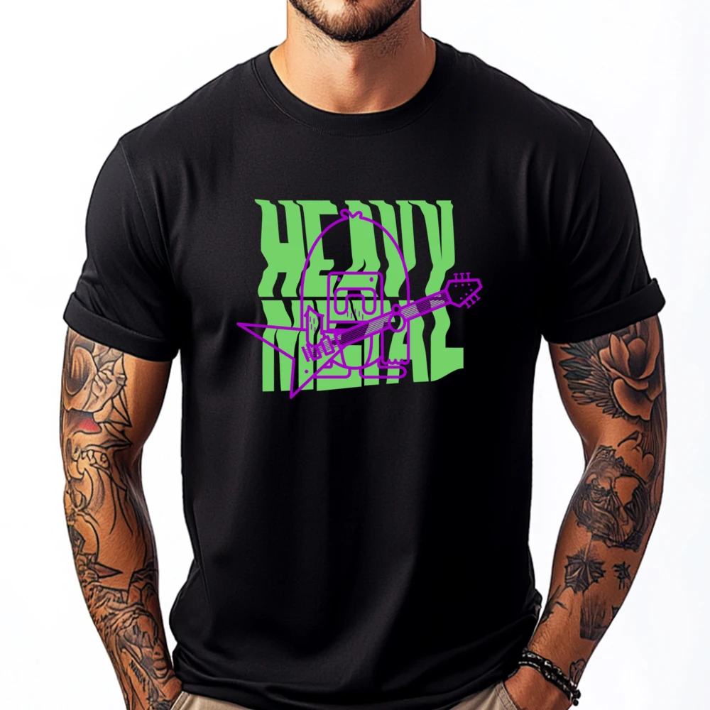 Мужские футболки Zorg металлический принт