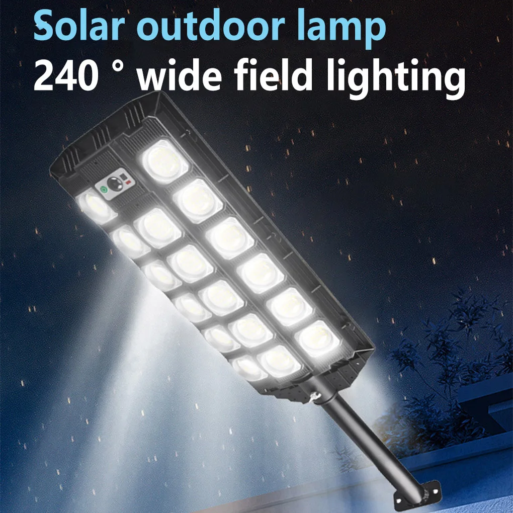 

Waterproof Solar Street Light Remote Control Gardens Yards Parks Paths Lighting Security Illumination Lamp ABS