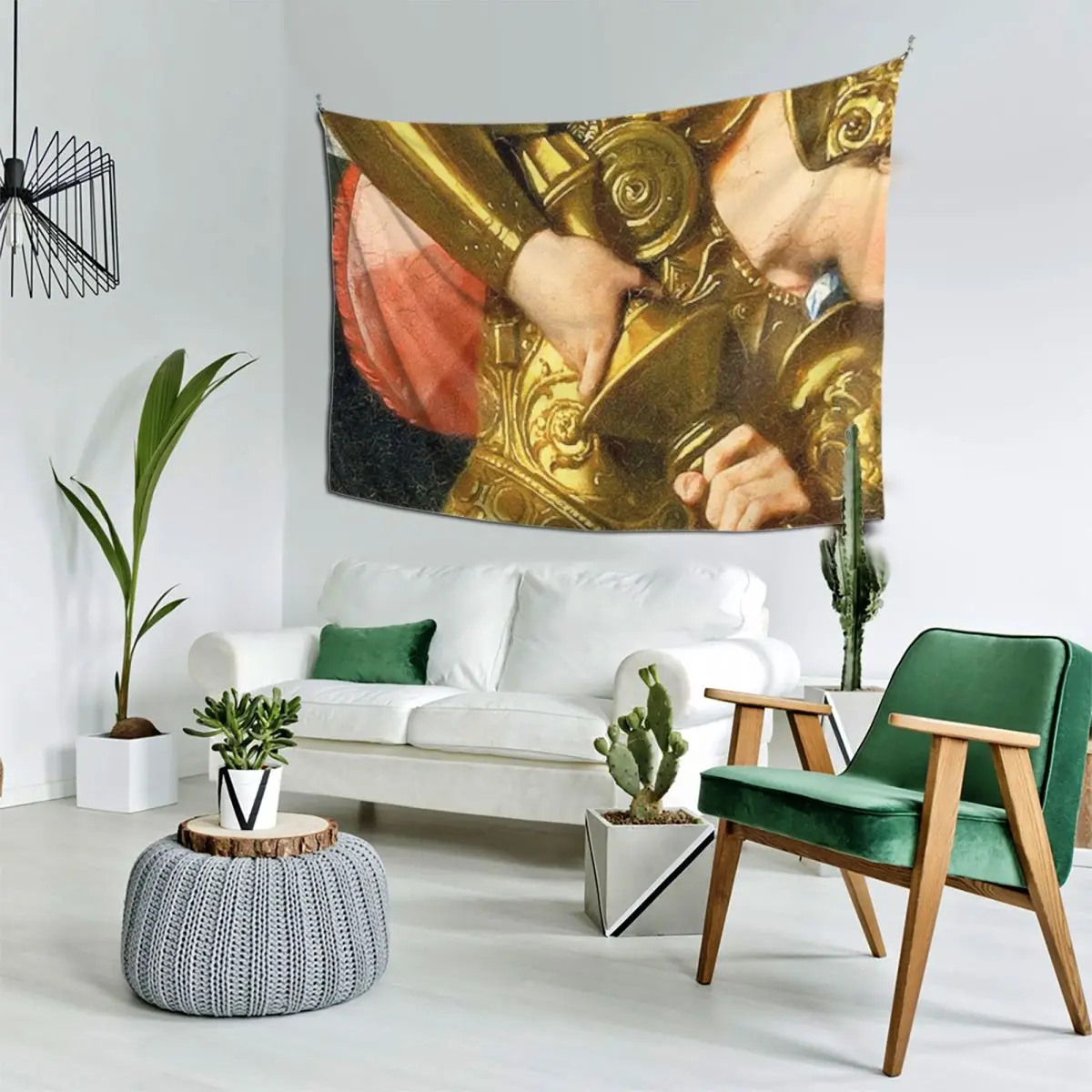 Жанна д'Арк живопись детали гобелен эстетическое украшение спальня декор