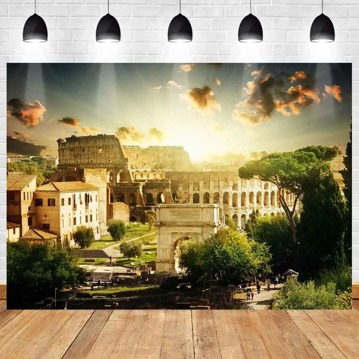 Итальянский архитектурный фон для фотосъемки