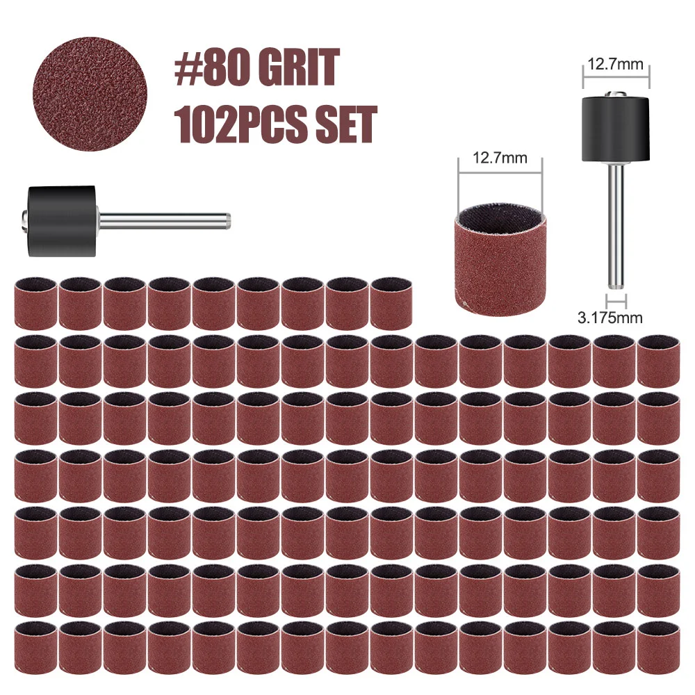 

Набор шлифовальных барабанов xcan 93/102/384 шт для Dremel