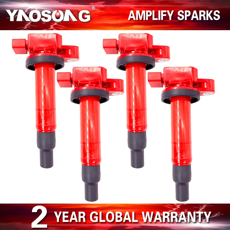 

4 шт. катушка зажигания для TOYOTA Prius YARIS SCION ECHO 1NZ 2NZ 1,3 1,5 л 90919-02240 9091902240 90919-02265 9091902265 УФ316 УФ-316