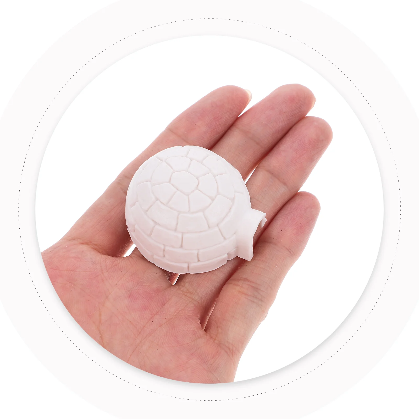 Имитация снежного здания модель ледяного дома фигурки террариума контейнер