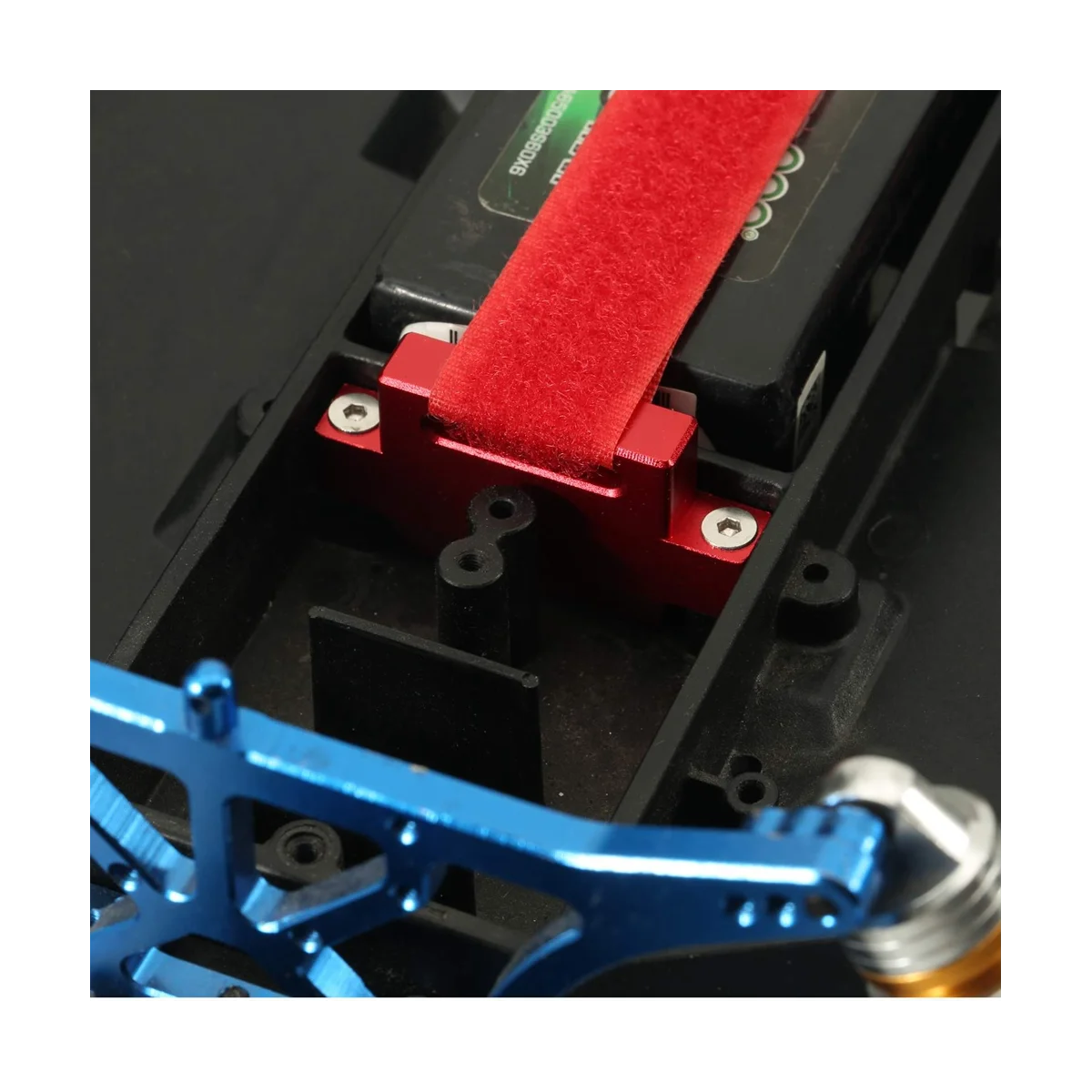 

Metal 3S 4S Tall Battery Hold Downs Set for 1/10 Traxxas Slash 2WD RC Car Upgrade Parts,Grey