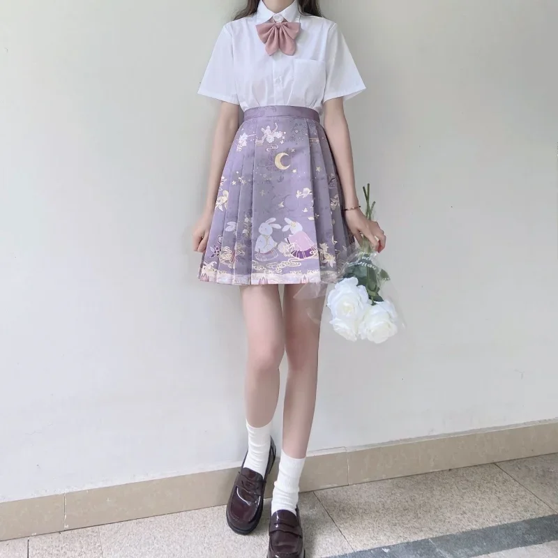 Летняя мини-юбка в китайском стиле для девочек улучшенное коктейльное платье Мин