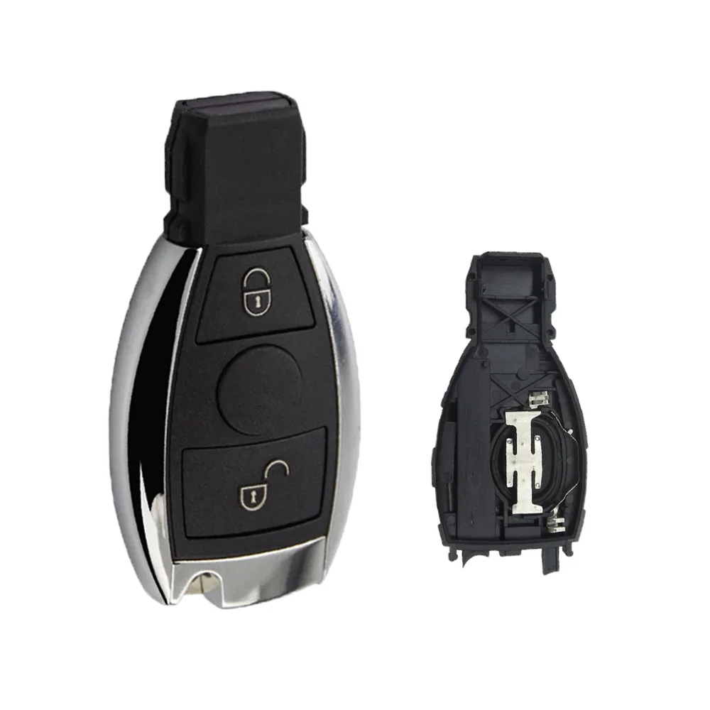 

OkeyTech удаленный автомобильный ключ без ключа, чехол для смарт-ключателя автомобиля, 2/3/4 кнопки для Mercedes Benz A B C E S Class W203 W204
