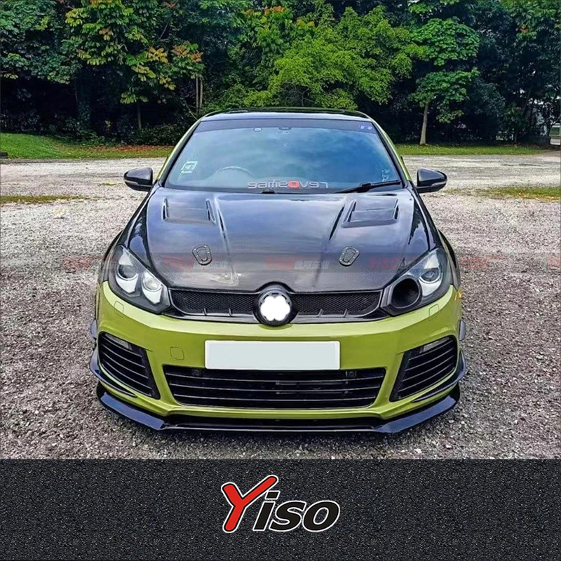 Фото Подходит для GOLF 6 R20 GTI R, модифицированный аэродинамический комплект ASPEC, крышка двигателя из карбона ASPEC для GOLF 6 R20 R GTI. №2
