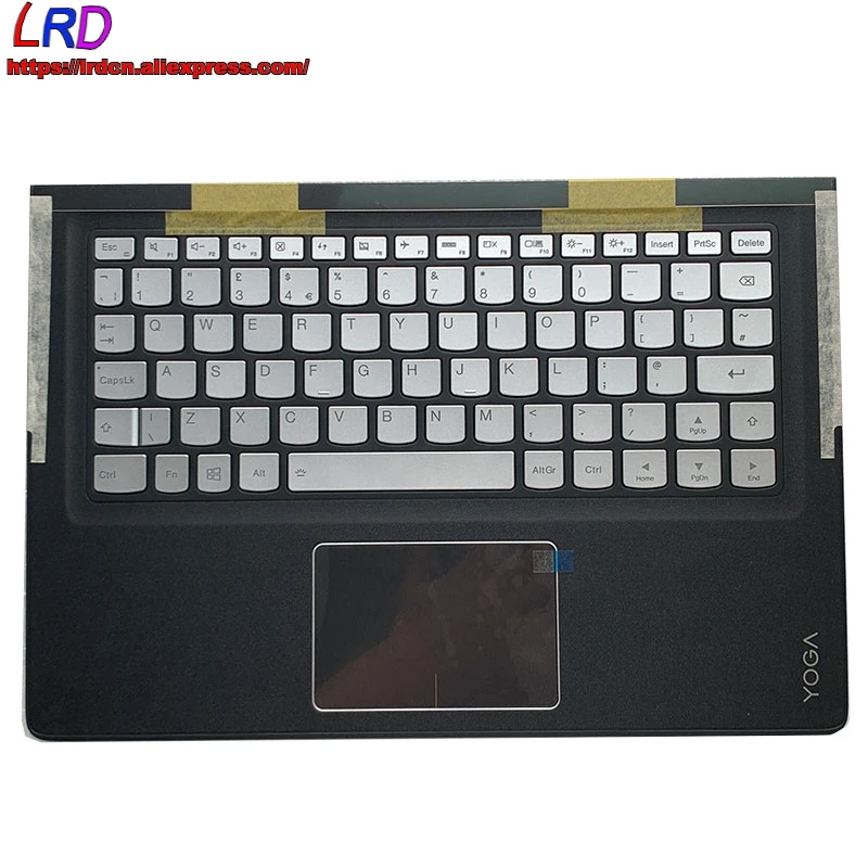 Подставка для рук с английской клавиатурой Lenovo Ideapad Yoga 900S-12ISK 5CB0K93854 SN20K09882