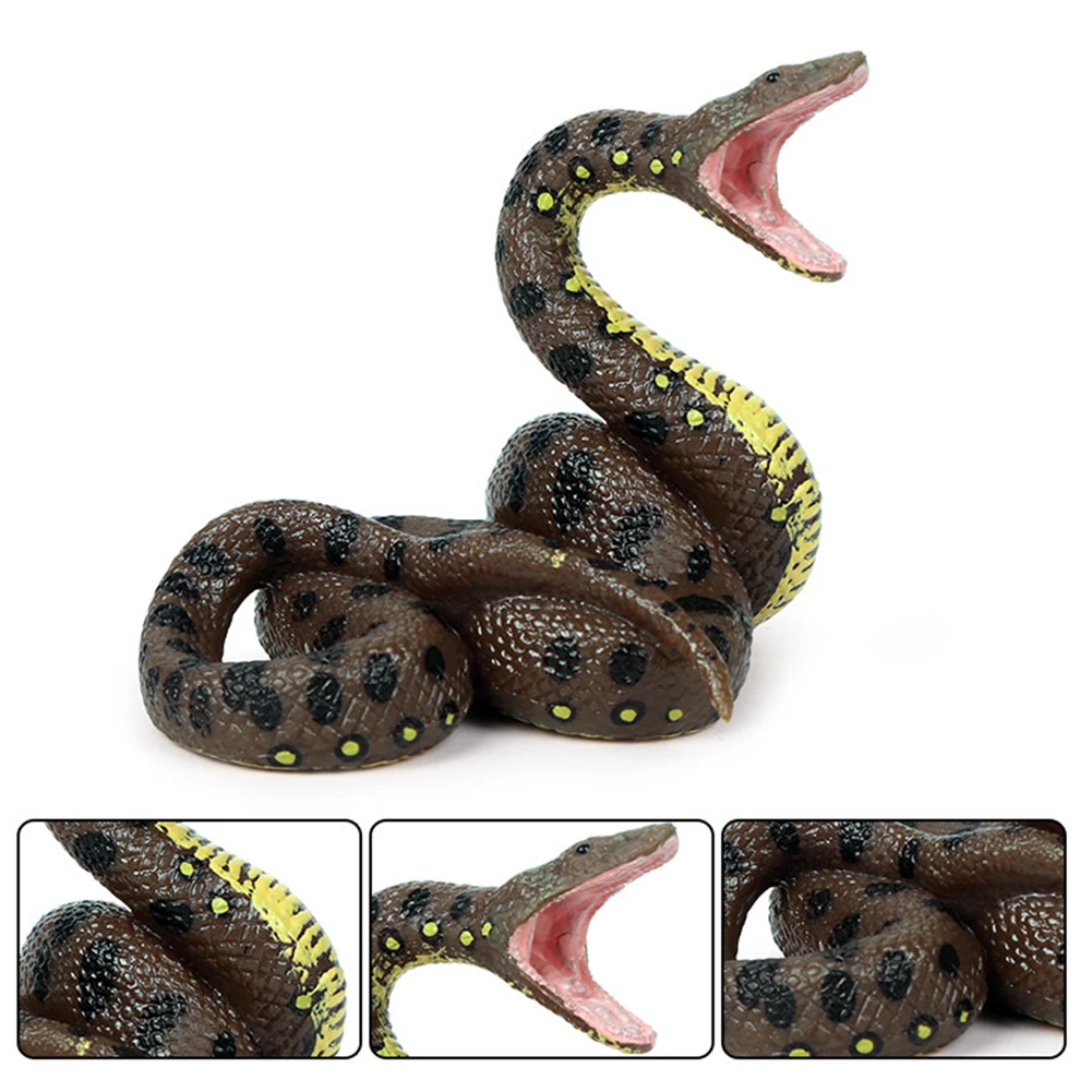 

Prank Gift Snake Model Reptile Tricky Giant Python Halloween Simulation Children Toy Safe PVC Garden Props Lifelike Realistic