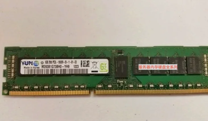 1 шт. для Φ 8GB 2RX8 M393B1G73BH0-YH9 ECC RDIMM Серверная память