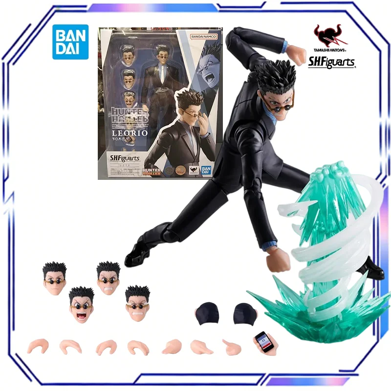 Фото Оригинальная коллекционная аниме-фигурка Bandai S.H.Figuarts Hunter X Hunter Леорио Паладинайт D, подвижная модель, игрушка, подарок №1