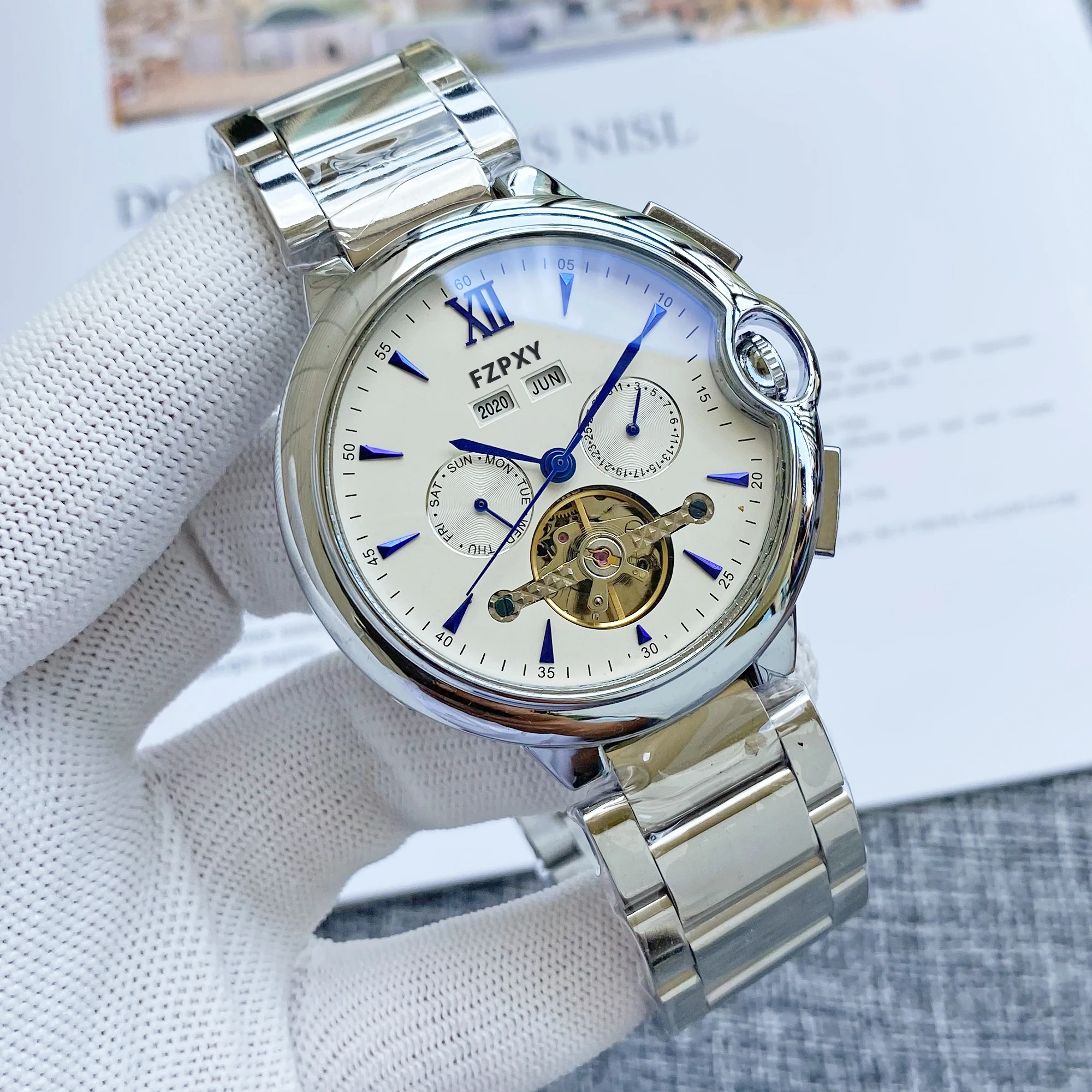 

Часы наручные CR106 мужские/женские Автоматические, классические брендовые механические деловые спортивные, ААА Качество