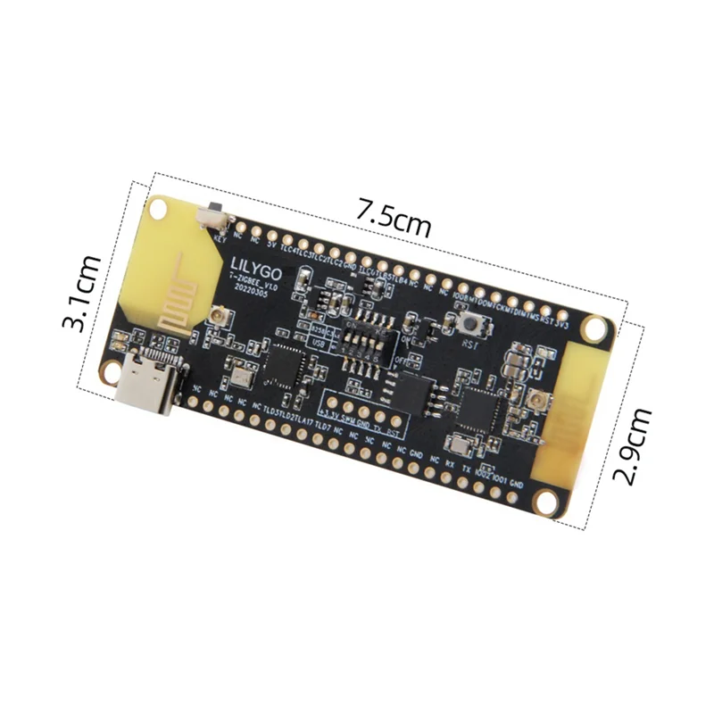 T-Zigbee ESP32-C3 TLSR8258 Zigbee Макетная плата IOT со сверхнизким энергопотреблением WiFi Bluetooth