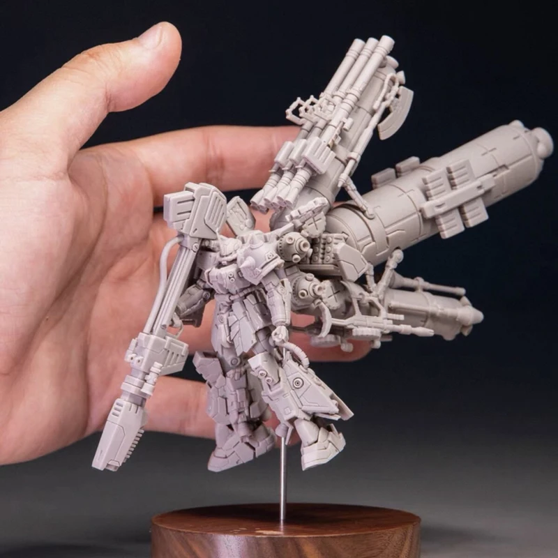 Фото 90MM Artifact Gaoda MS-06R REUSE PSYCHO Незаконченная несборная 3D-модель робота для самостоятельной сборки, высокоточная миниатюрная модель GK, полный комплект №2