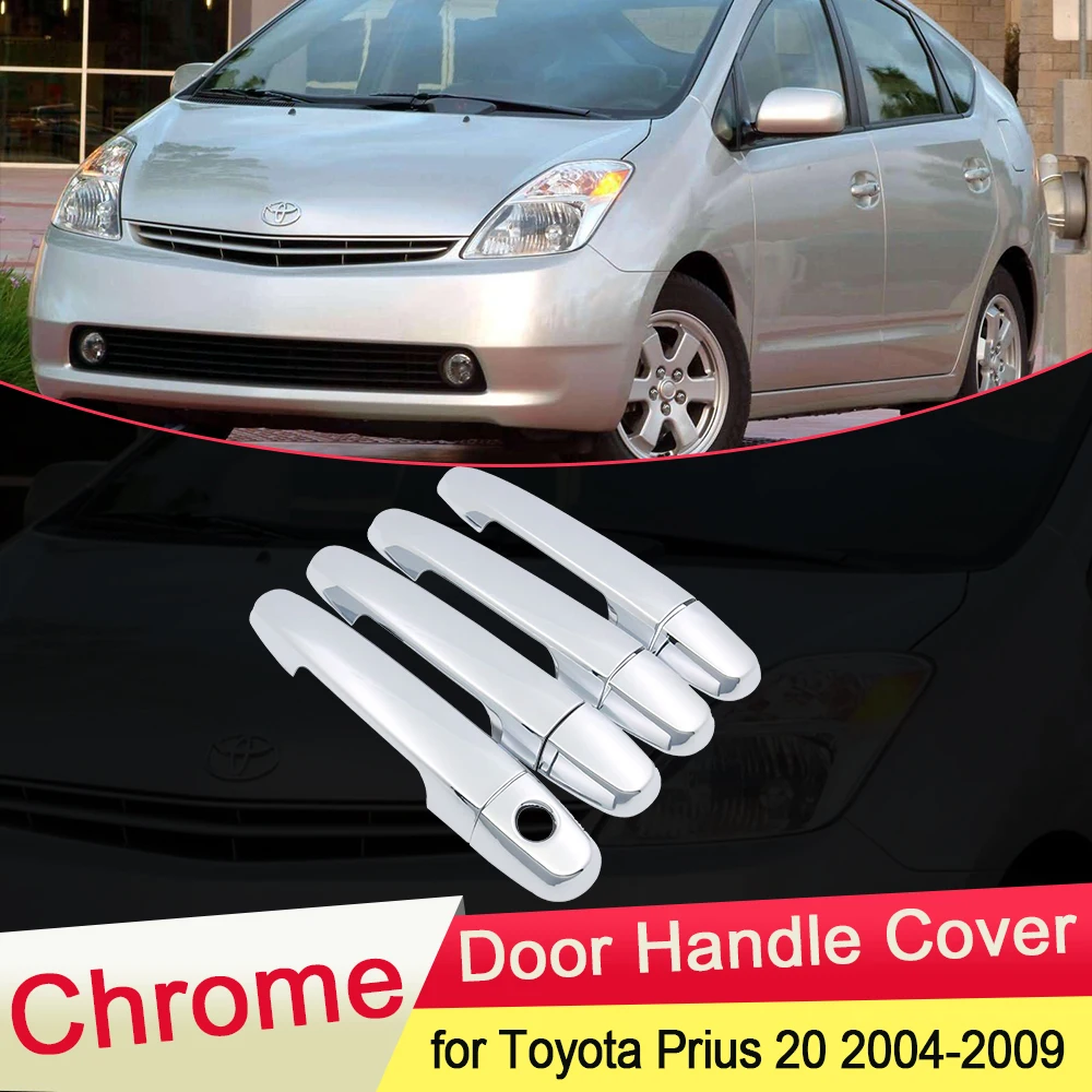Для Toyota Prius XW20 Touring 2004 2005 2006 2007 2008 2009 хромированная накладка на дверную ручку Набор