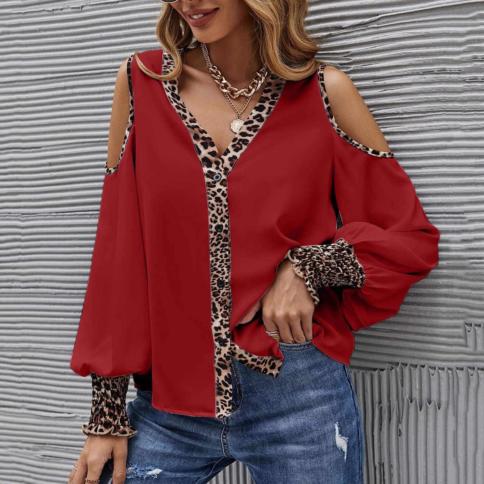 

Womens V Neck Long Sleeve Top T Shirt Cold Shoulder Top Summer Tee Shirts for Women Cotton Big Tall Shirt Long Sleeve Top