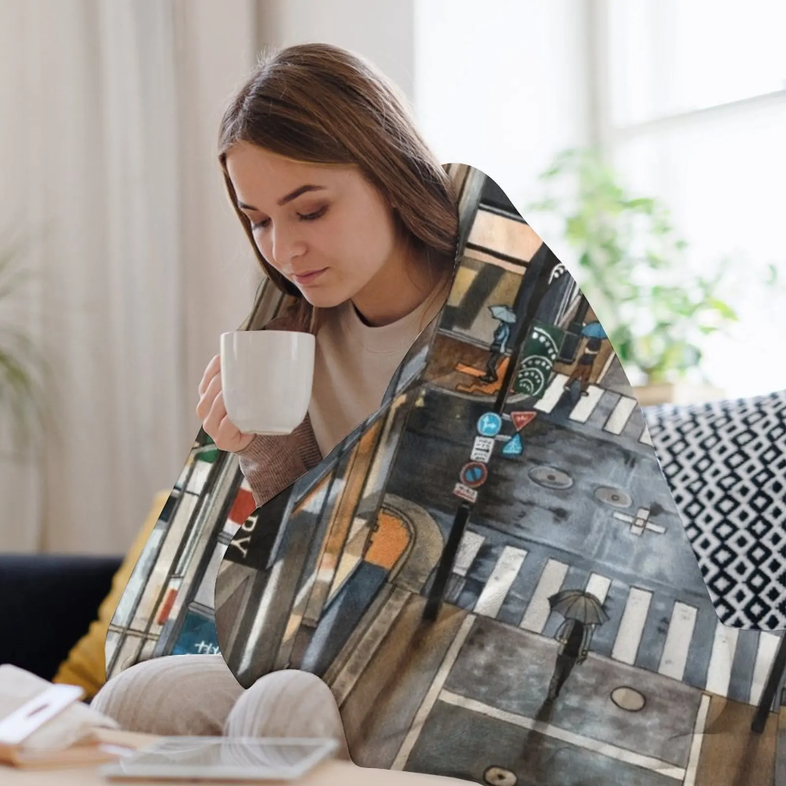 Вид на одеяло Ginza