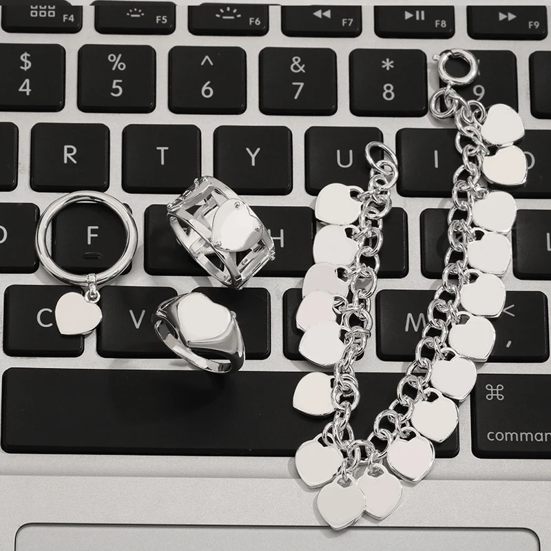 

Love Chain Bracelet women 925 Sterling Silver Holiday Gift Luxury Jewelry Exquisite Fashion Classic Free Shipping