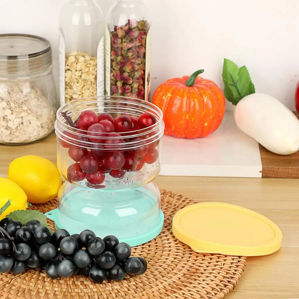 

Practical Pickle Juice Separator Jar Leak Proof BPA Free Reusable Hourglass Draining Jar Kitchen Accessories