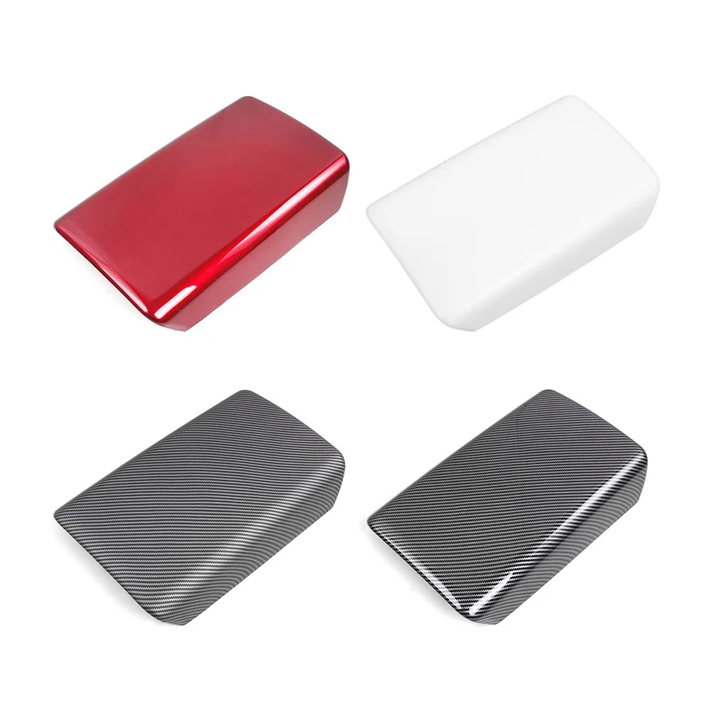 

Carbon Fiber Center Console Tidying Armrest Box Panel Trim protection Cover for Tesla Model 3 Model Y Interior Accessories