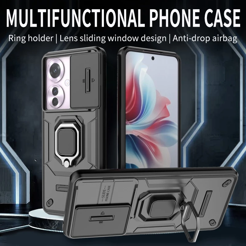 Для Oppo Reno11 F чехол противоударный для телефона Reno F25 Pro 11F Reno11F Чехол-держатель с