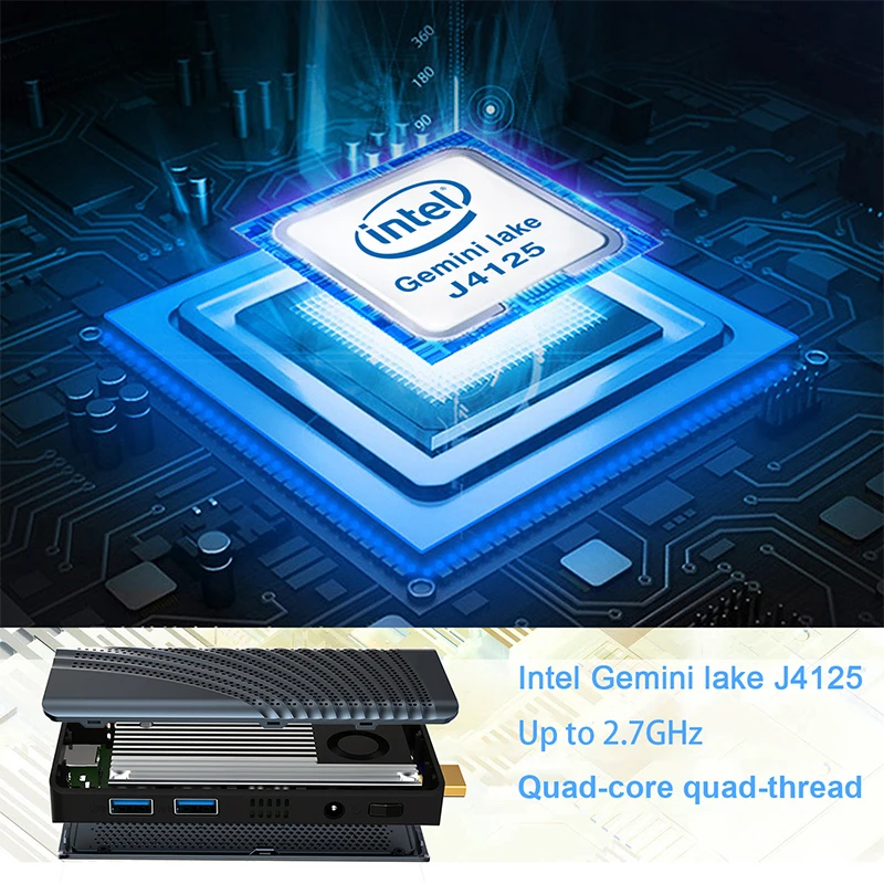 Intel celeron j4125 2.0 ггц. Мини пк t6 pro j4125 6128gb.