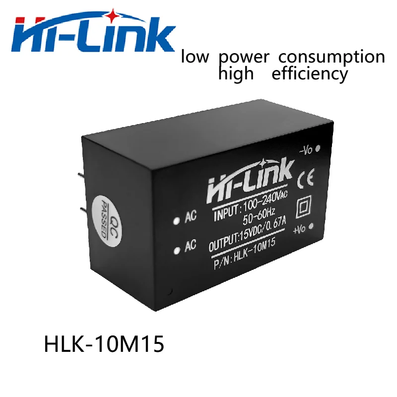 Hi-Link 15V10W66 0mA выходной модуль преобразователя переменного/постоянного тока HLK-10M15