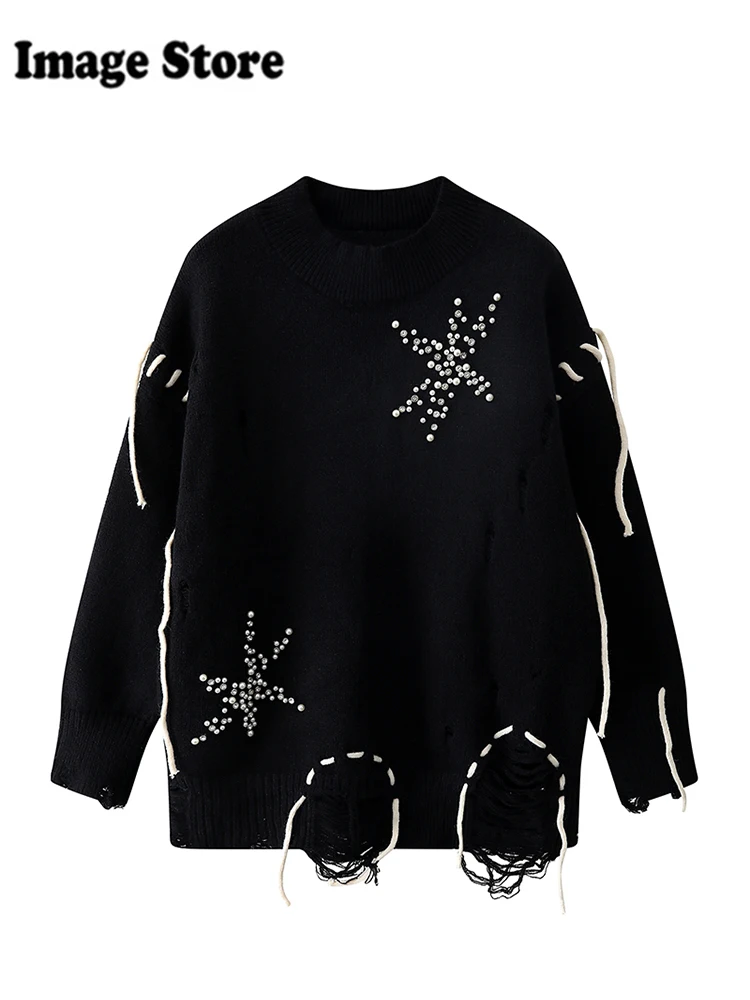 Женский топ с длинным рукавом в стиле ретро