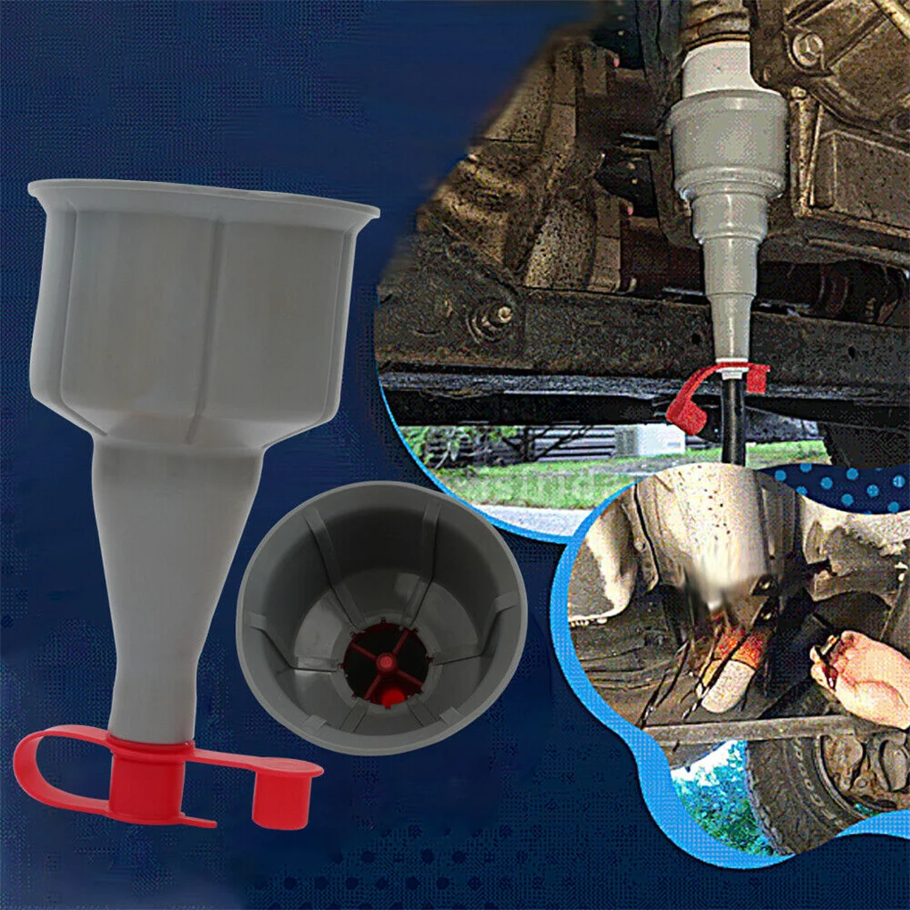 

Spill-Free Oil Funnel Changing Funnel Draining Tools Universal Filter System Reusable Automobiles Repair Accessories
