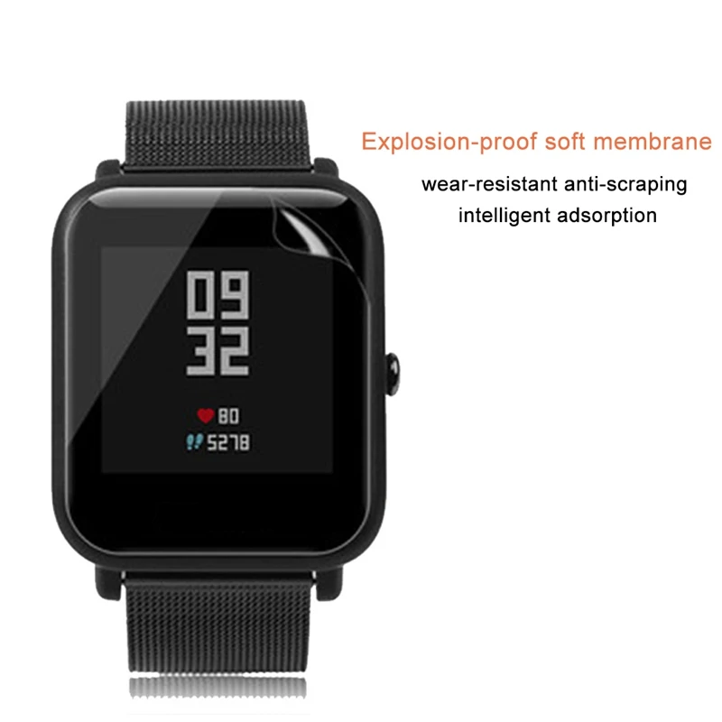 Защитная пленка для смарт-часов Xiaomi Bip GTS 2 mini 3 2e GTR Pro защитная экрана Amazfit не стекло