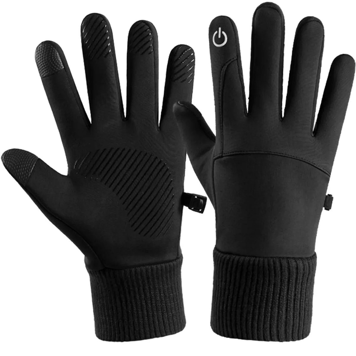 

Winter Warm Gloves Touchscreen Gloves Thermal Full Finger Cycling Gloves Windproof Anti Slip Touch Screen MTB Gloves for Men