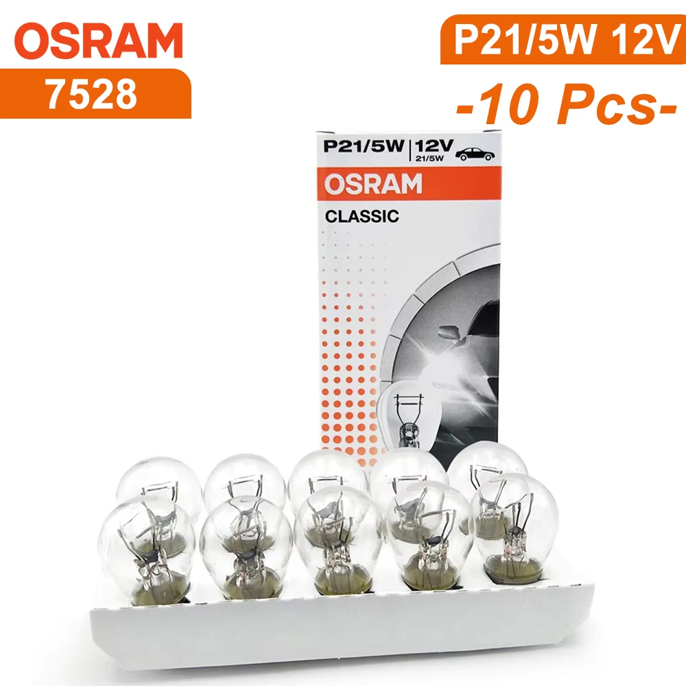 OSRAM оригинальный P21/5 Вт 12 В 7528 автомобильный стандартный указатель поворота