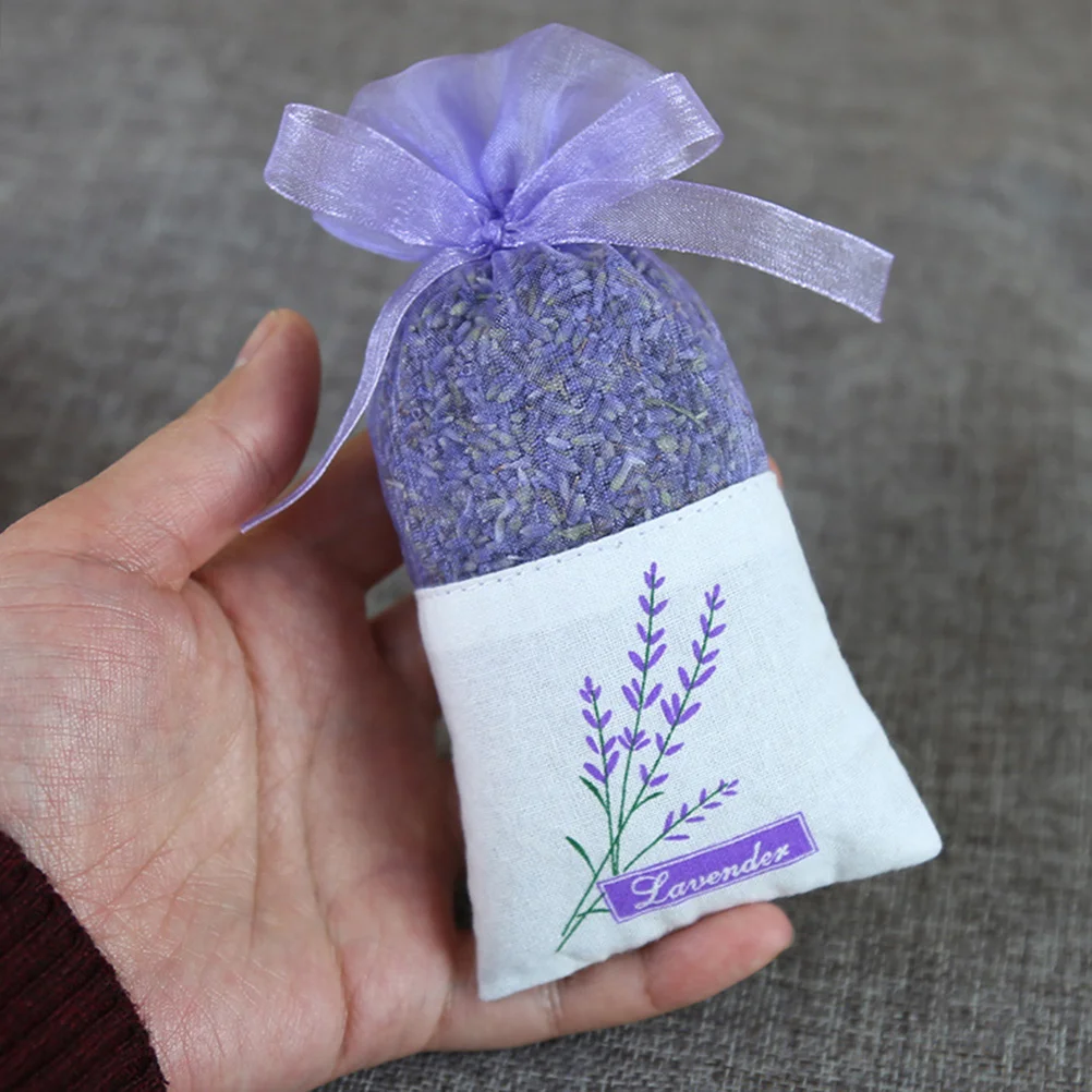 

Lavender Sachet Empty Sachets Fragrance Scented Drawstring Organza Closet Gauze Dried Drawers Drawer Scent Pouch Gift Potpourri