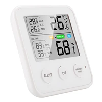 room thermometer indoor thermometer hygrometer humidity meter humidity temperature gauge with large lcd display high accurate