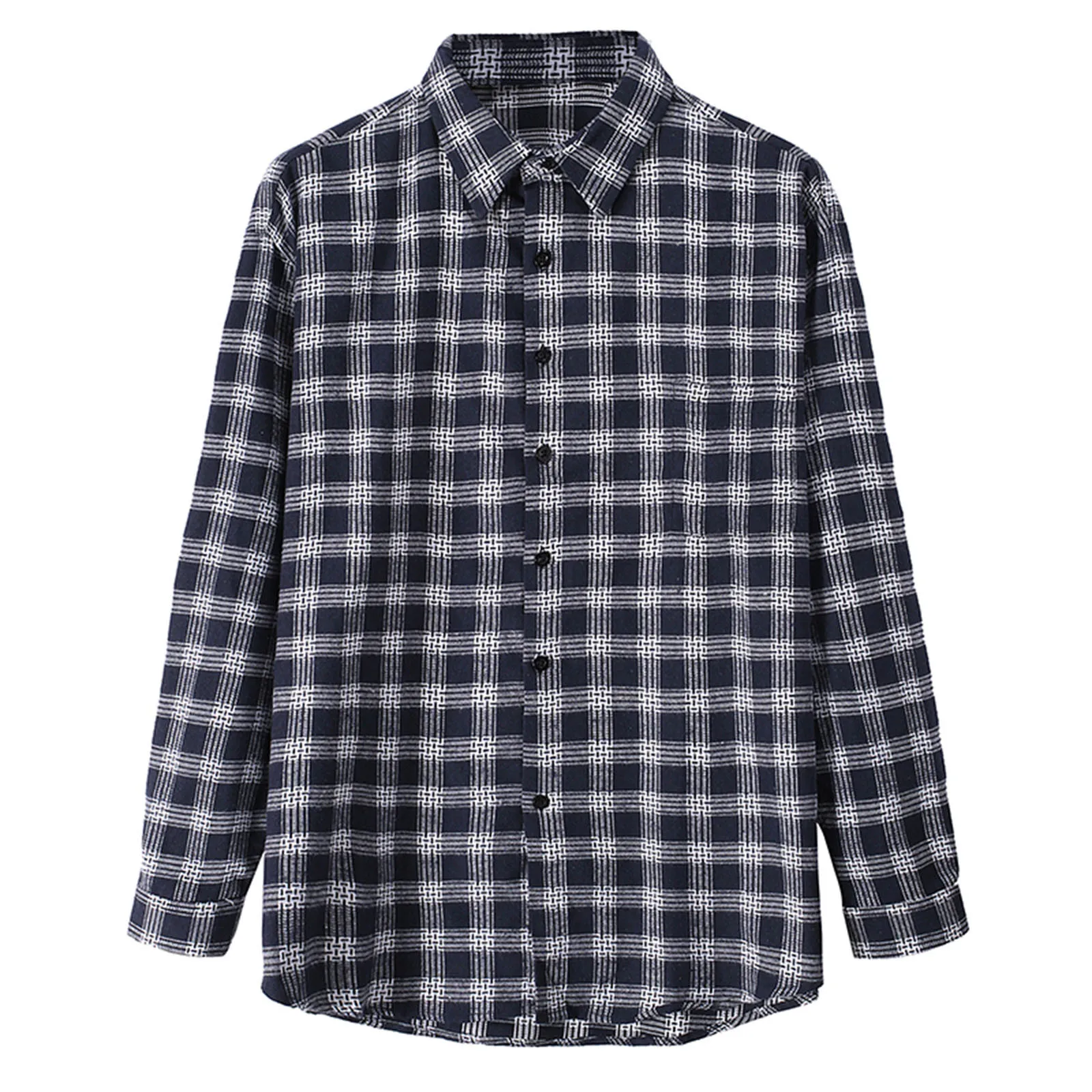 

Men'S Spring And Autumn Fashion Casual Oversized Plaid Shirt Jacket Cardigan Men'S Winter Fashion Casual Jacket Men's Tees