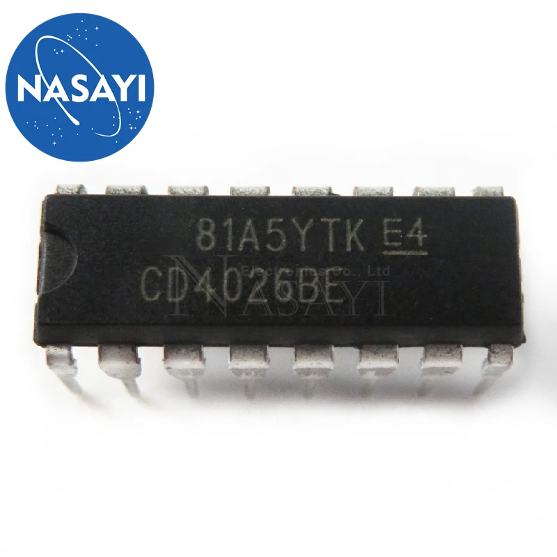 10 шт./лот CD4026 CD4026BE 4026 IC CMOS счетчики Decade/Divider на складе