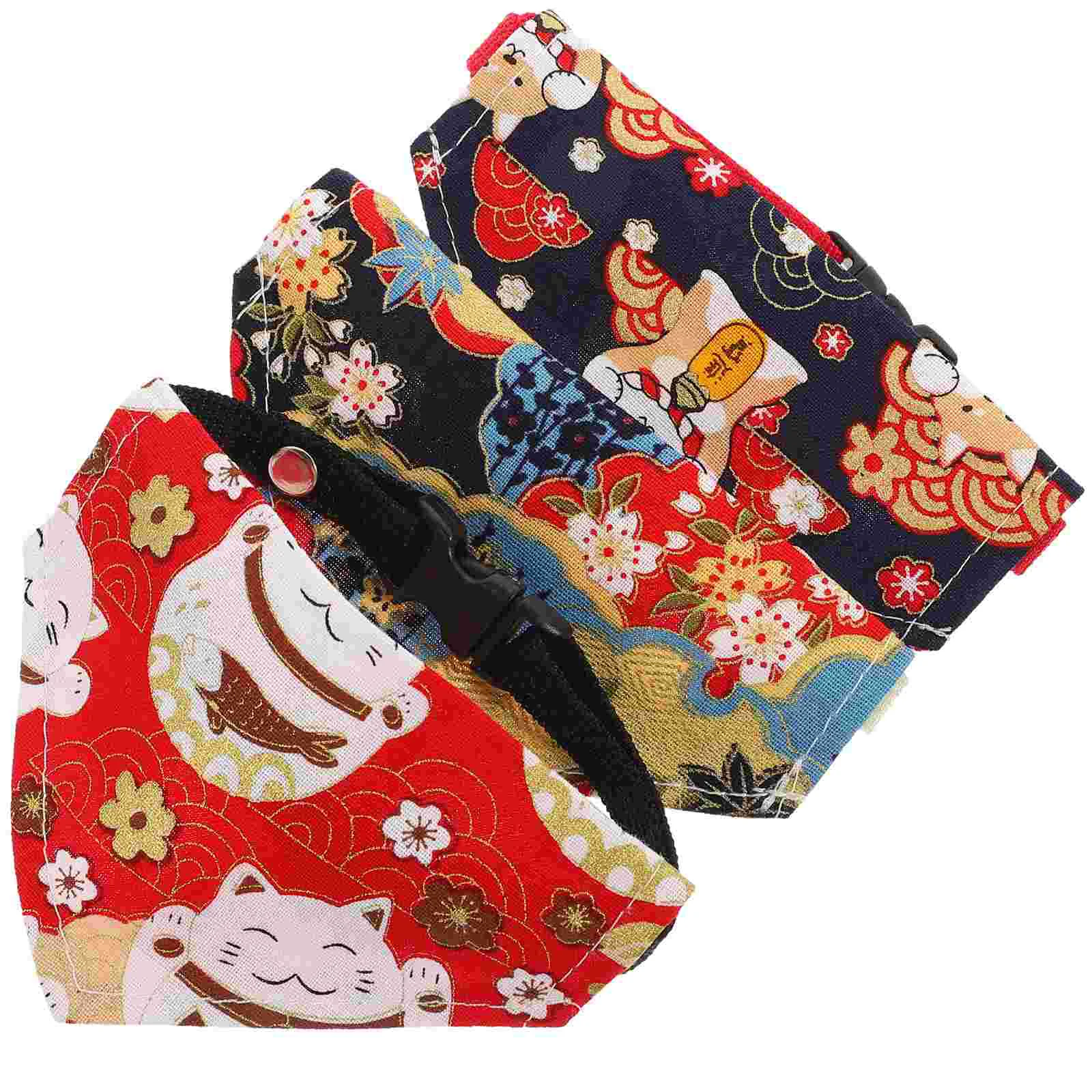

Pet Bib Scarf Dog Cat Kitten Collar Products Decorative Catscomfortable Accessory Reusable Washable Triangular Lovely Adorable