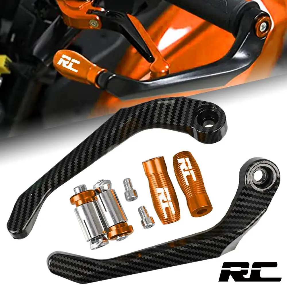 

Для RC 125 200 390 690 RC390 RC200 RC125 мотоциклетный Универсальный 22 мм ЧПУ алюминиевый тормозной рычаг сцепления защитная накладка на ручку