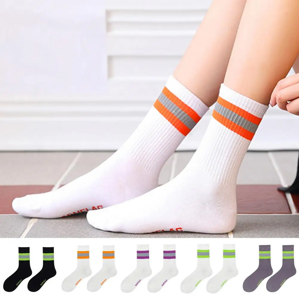 

Jogging Stockings 1 Pair Trendy Super Breathable Friendly to Skin Anti-slip Women Stockings for Playing Football