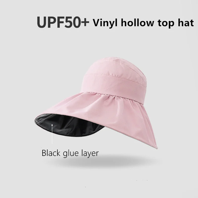 

Women's Double-sided Fisherman Hat, Big Brim Sun Empty Top Fashion Foldable Parent-child Hats