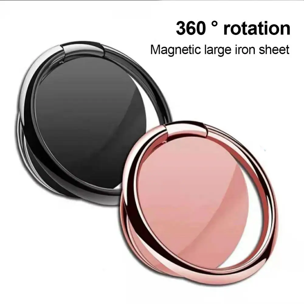 

Desktop Mobile Phone Buckle Luxury Rotatable Phone Stand Portable Stand For Smartphone Phone Ring 360 Degree Magnetic Holder