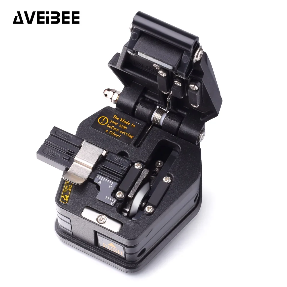 New Fiber cleaver SKL-6C cable cutting knife FTTH fiber optic knife tools cutter High Precision Fiber Cleavers 16 surface blade