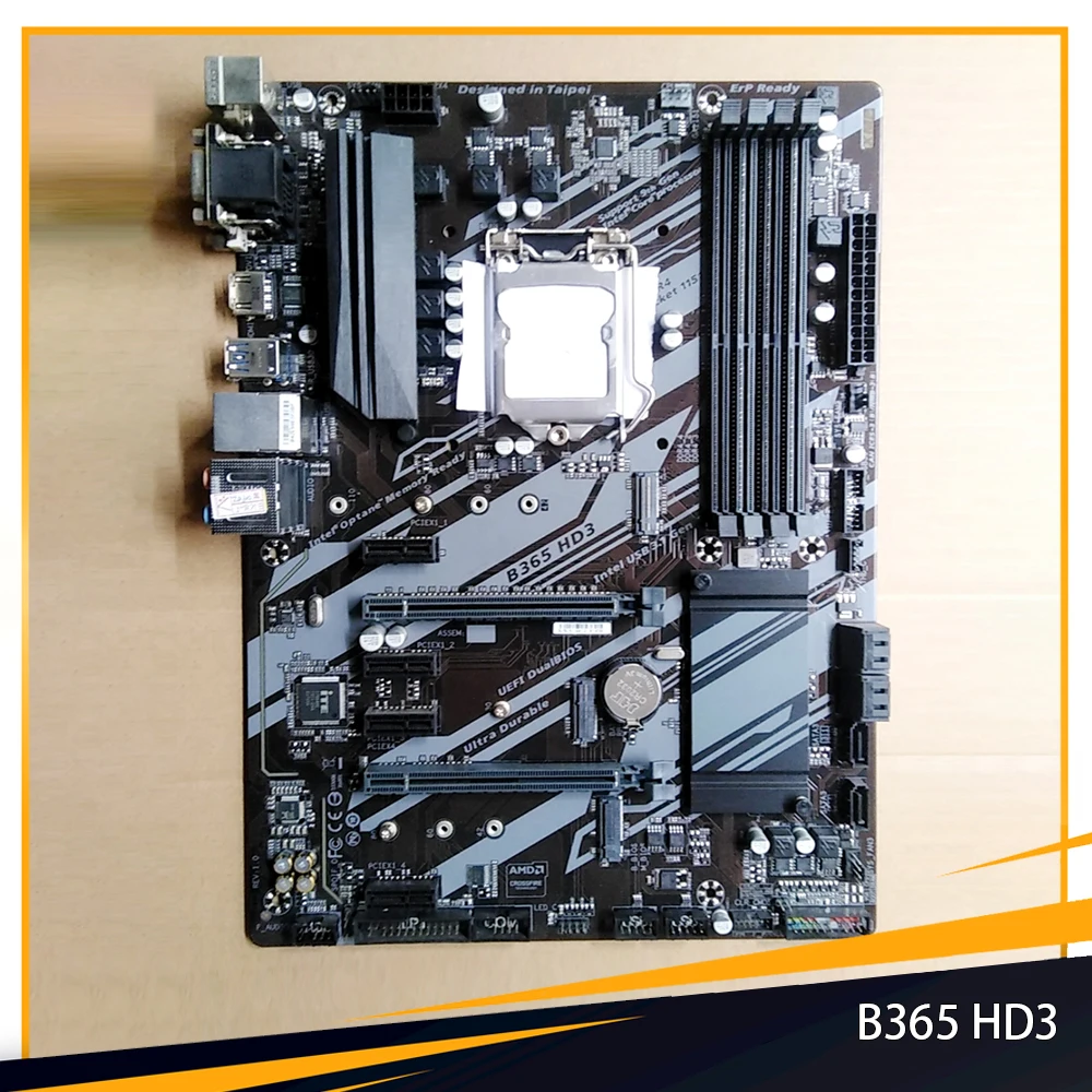 

B365 HD3 For Gigabyte LGA1151 4*DDR4 DIMM Slots 64GB ATX 6*SATA 3.0 Ports Desktop Motherboard High Quality Fast Ship