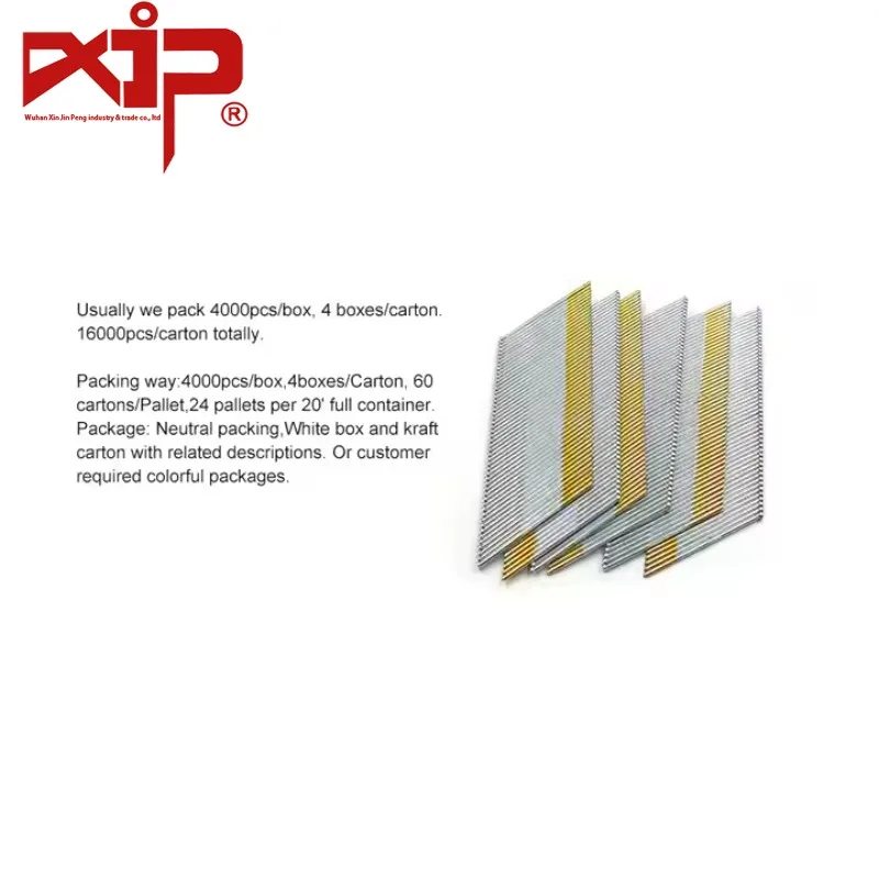 15 калибра DA 38 мм оцинкованная отделка угловые гвозди для строительных работ