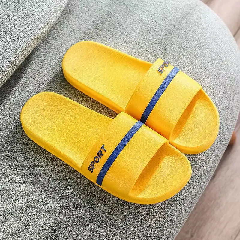 

Women's Summer Open Toe One Word Casual Slippers Soft Bottom Non Slip Light Home Casual Slippers Anti odor Bathroom Slippers