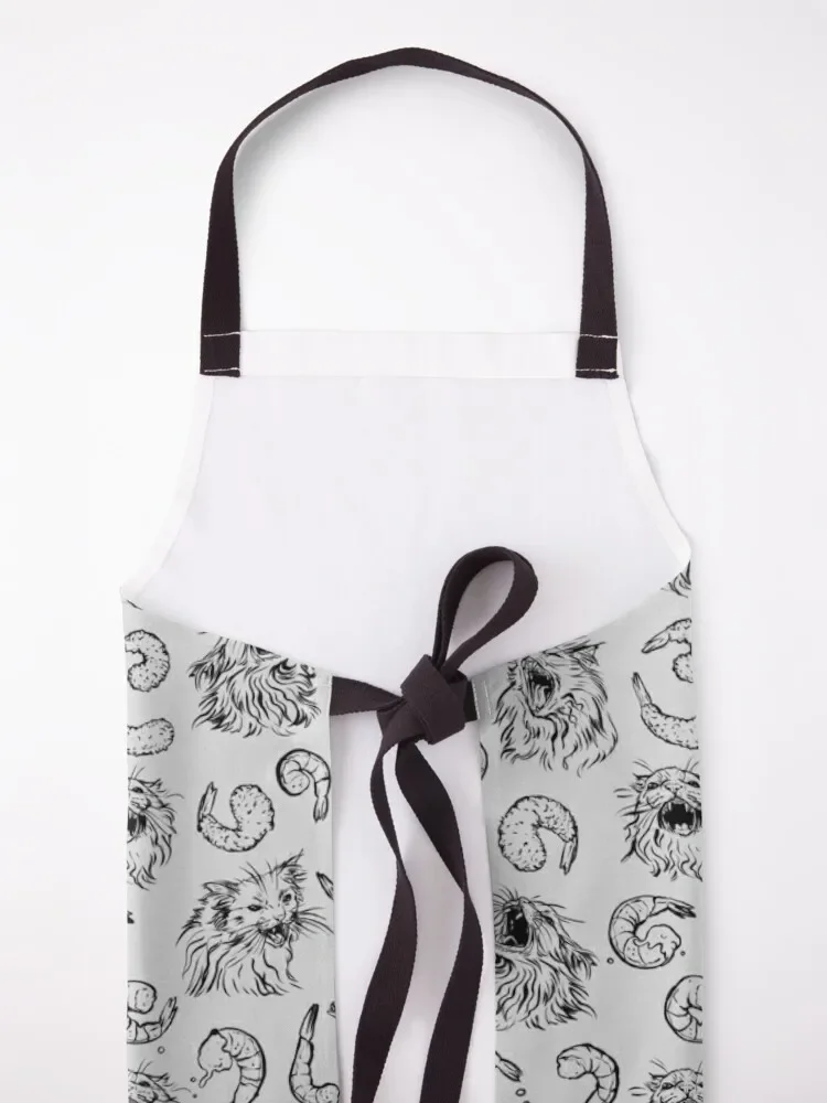 Передник с рисунком кошки для кемпинга