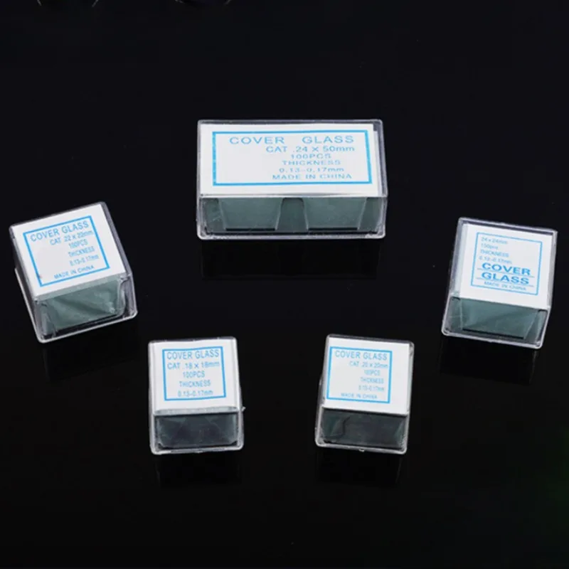 100 шт. предметы для микроскопа 24 х50 мм толщина 0 13-0 17