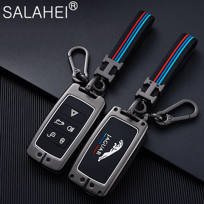 

Car Key Case Cover Key Bag Shell Holder Fob For Jaguar XF XJ XE XJL XFL XKR C-X16 V12 E-PACE F-PACE Guitar Protector Accessories
